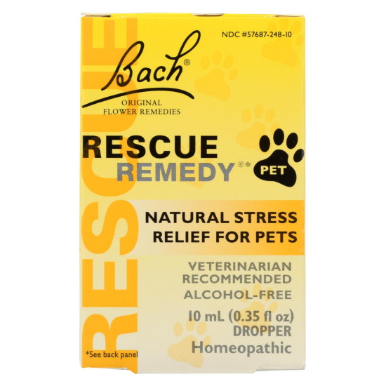 Bach Flower Remedies Rescue Remedy Stress Relief For Pets - 10 Mlidx HG0410167
